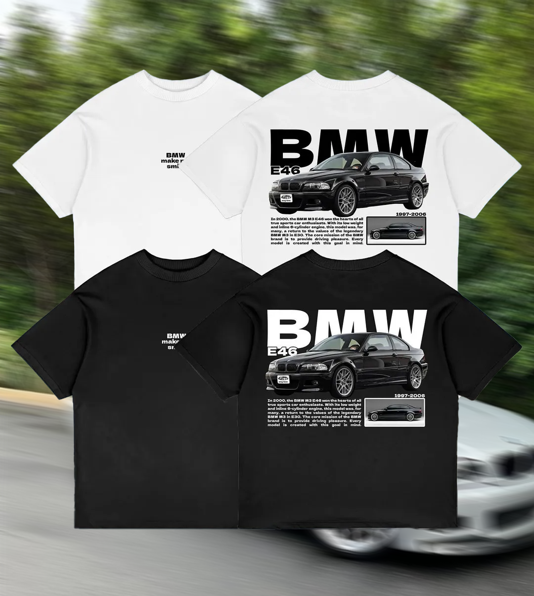 BMW E46 Hoodie, T-Shirt, Sweatshirt